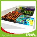 Large Kids Indoor Playground Amusement Indoor Trampoline Park